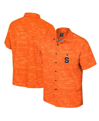 Colosseum Men's Orange Syracuse Ozark Button-Up Shirt