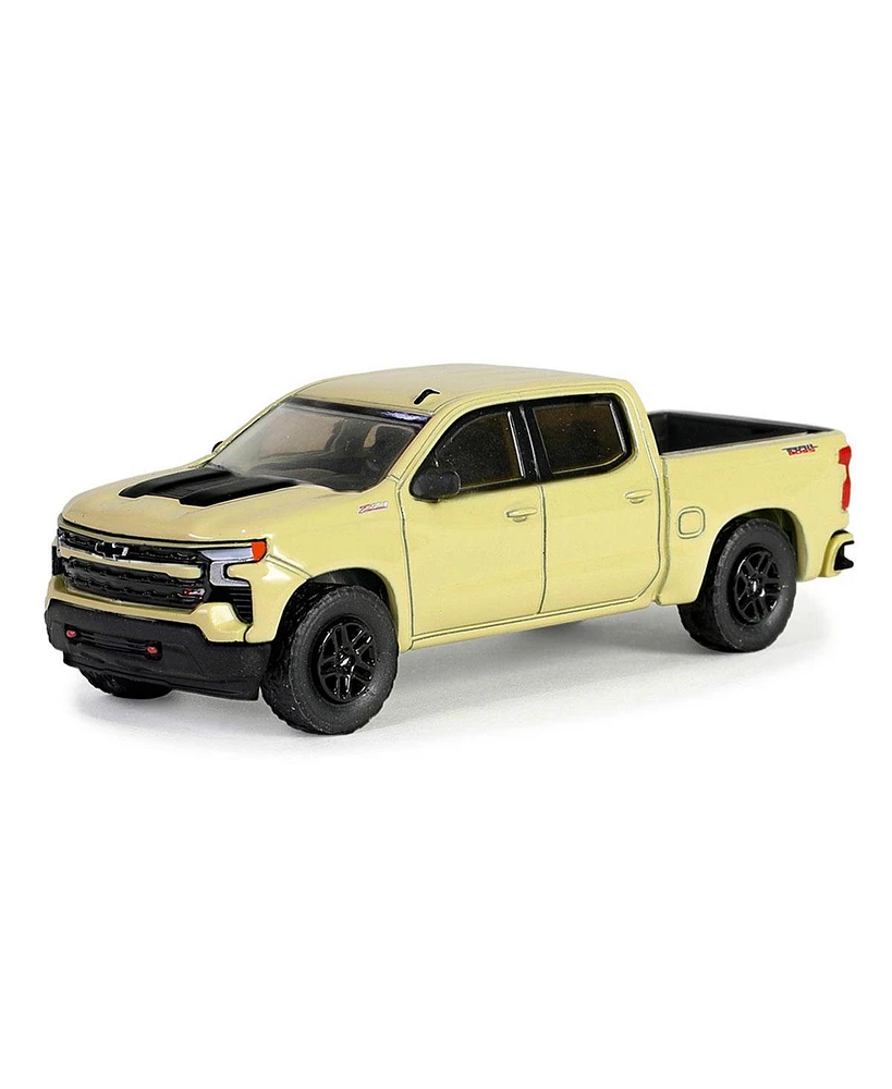 Greenlight Collectibles 1/64 Chevrolet Silverado Trail Boss Sand Dune Showroom Floor