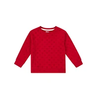 Sammy + Nat Little Girls Jacquard Pullover