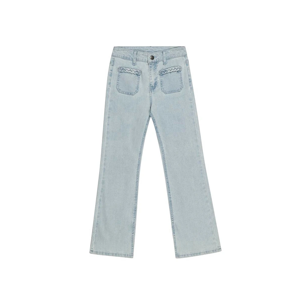 Derek Heart Big Girls Denim Wide Leg Pant