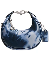 Coach Jonie Tie-Dye-Print Mini Leather Bag