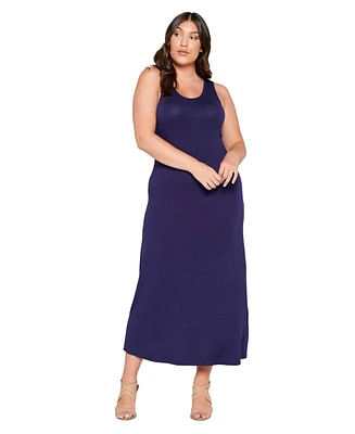 L I V D Plus Everyday Essential Tank Maxi Dress