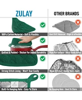 Zulay Kitchen 3-Pack Cotton Pot Holders for - Heat Resistant, Machine Washable, & Comfortable Grip Oven Hot Pads