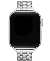 Kate Spade New York Women's Silver Stainless Steel Band for Apple Watch, 42,44,45,49mm