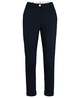 Boss by Hugo Women's Stretch-Cotton Twill Regular-Fit Trousers