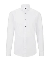 Boss by Hugo Men's Easy-Iron Stretch-Cotton Poplin Slim-Fit Dress Shirt