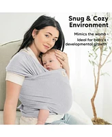 Original Baby Wraps Carrier, Sling Stretchy Infant Carrier for Newborn, Toddler