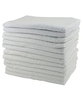 ECR4Kids Kids Blanket, White, 12-Pack