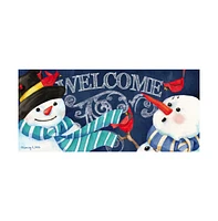 Evergreen Indoor Outdoor Doormat Bundle Set of 5 - Frame and 4 Welcome Seasonal Inserts Spring Summer Fall and Winter