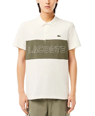 Lacoste Men's Colorblocked Short Sleeve Logo Polo Shirt