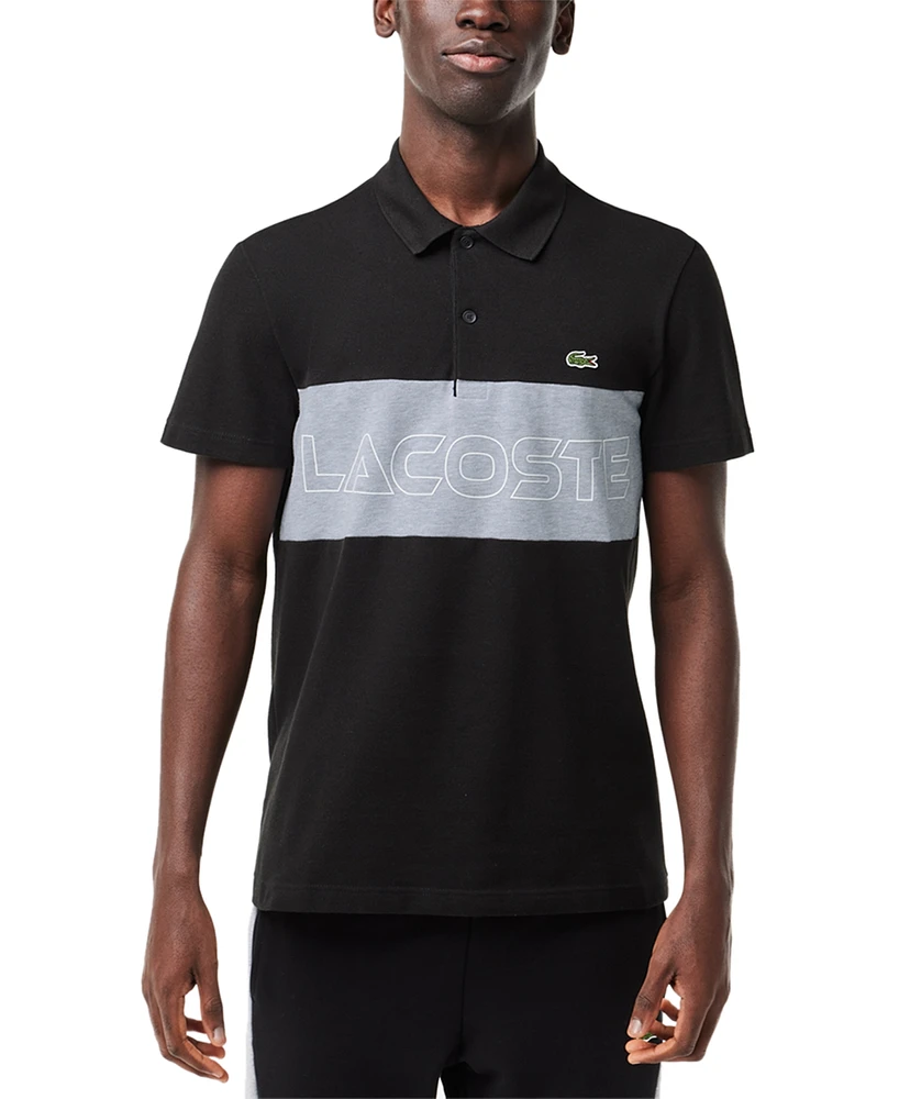 Lacoste Men's Colorblocked Short Sleeve Logo Polo Shirt