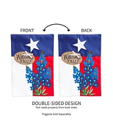 Evergreen Flag Texas Blue Bonnets Garden Applique Flag