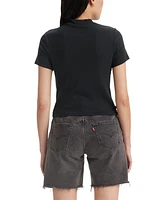 Levi's Women's Effortless Short-Sleeve Mock-Neck Tee