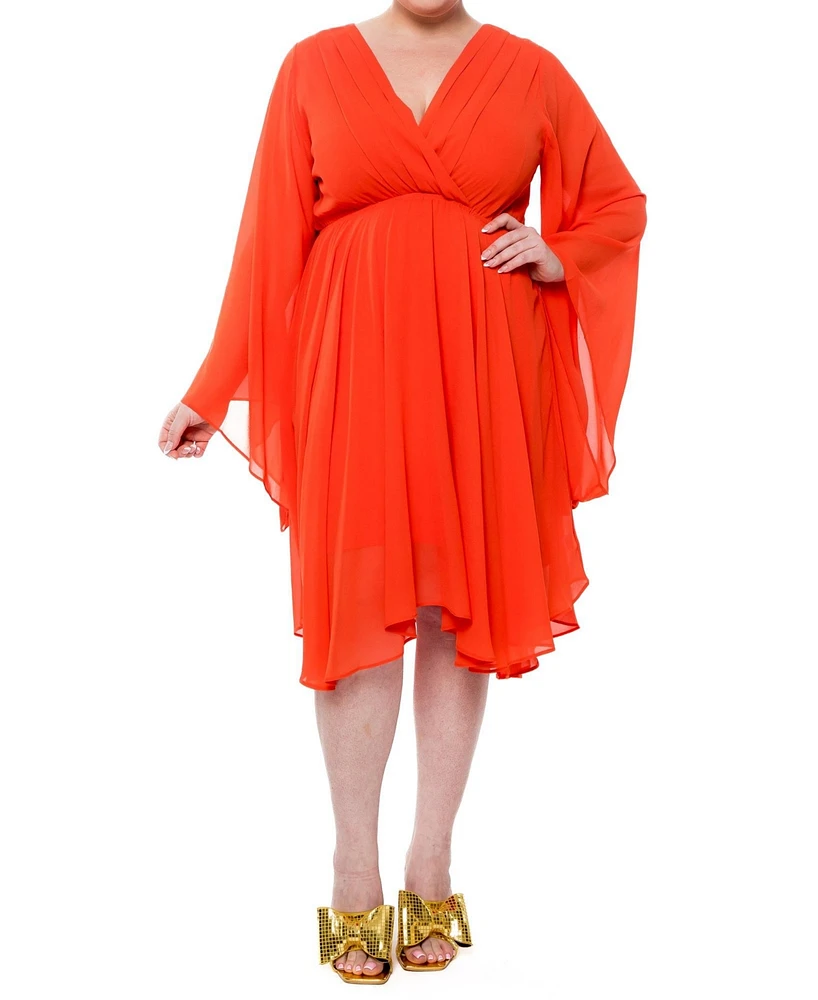 Meghan Fabulous Plus Size Sunset Dress