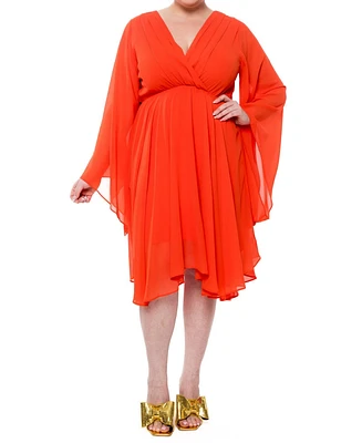 Meghan Fabulous Plus Size Sunset Dress