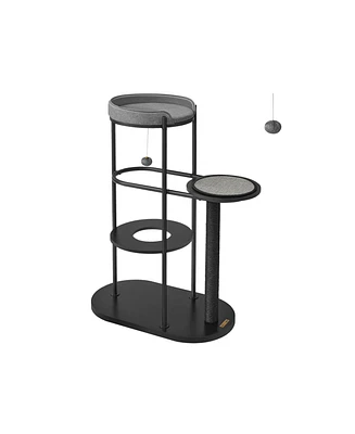 Slickblue Modern Cat Tree Classic Black