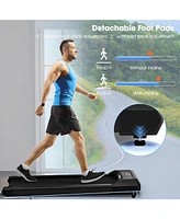 Sugift 2.25 Hp Walking Pad Treadmills with Led Display and Remote Control