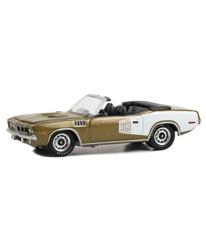 Greenlight Collectibles 1/64 1971 Plymouth Cuda Convertible Barrett-Jackson Series