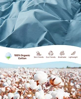 Unikome Cotton Goose Down Feather Fiber Comforter