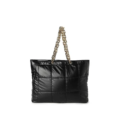 Haute Sauce Women's Quilted Chain Tote Bag
