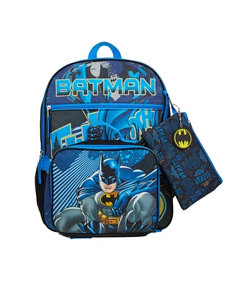 Batman Boy's 5 Pc Backpack Set