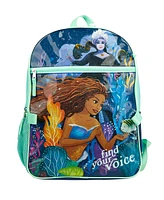 Little Mermaid Girl's 5 Pc Backpack Set