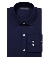 Tommy Hilfiger Men's Th Flex Essentials Stretch Regular-Fit Dress Shirt