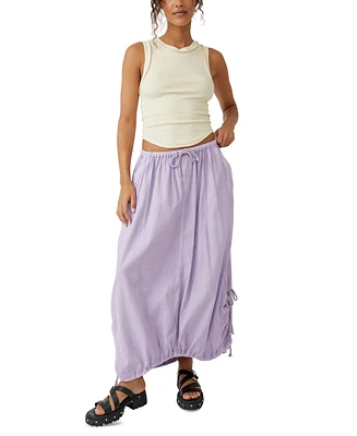 Free People Women's Picture Perfect Parachute Maxi Skirt