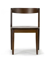 Glamour Home 29.53" Astor Rubberwood Dining Chair