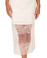 Adrianna Papell Women's Embroidered Beaded-Strap Sheath Dress