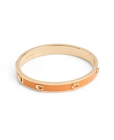 Coach Enamel Signature C Bangle Bracelet