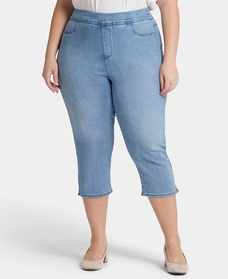 Nydj Plus Dakota Crop Pull-On Jeans