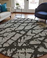 Addison Chantille Machine Washable ACN501 8'x8' Round Area Rug