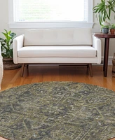 Addison Chantille Machine Washable ACN571 8'x8' Round Area Rug