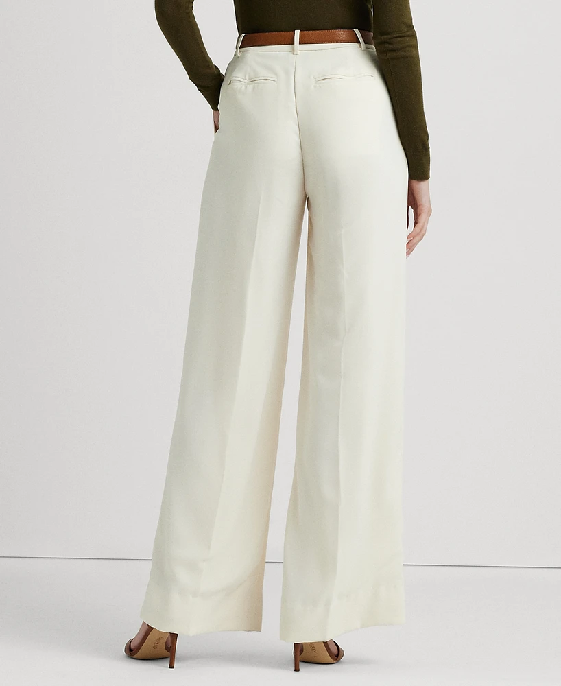 Lauren Ralph Petite Tailored Wide-Leg Pants