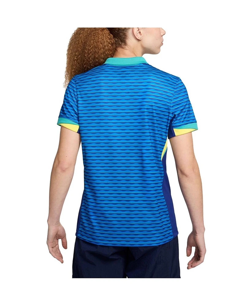 Nike Women's Blue Brazil National Team 2024 Away Stadium Replica Jersey