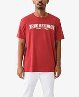 True Religion Men's Short Sleeve Relaxed Painted Horseshoe Tee