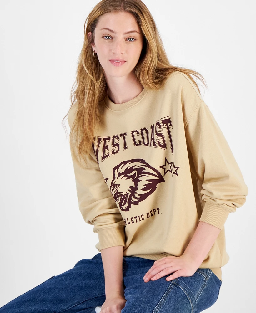 Rebellious One Juniors' Game Day Long-Sleeve Fleece Sweatshirt
