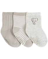 Carter's Baby 3-Pc. Elephant Booties Set