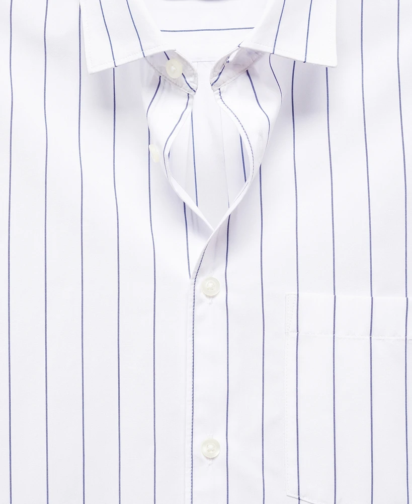 Mango Men's Classic Fit Vertical Striped Shirt