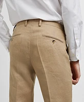 Mango Men's 100% Linen Suit Trousers