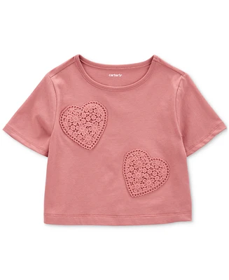 Carter's Toddler Girls Heart Boxy-Fit Graphic T-Shirt