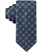 Calvin Klein Men's Double-Rail Grid Tie