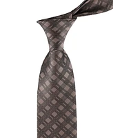 Calvin Klein Men's Double-Rail Grid Tie