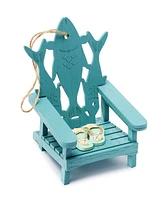 Holiday Lane Seaside Beach Chair with Flip Flops Ornament, Created for Macy's