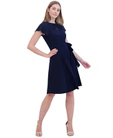 Jessica Howard Petite Keyhole Fit & Flare Dress