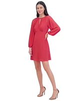 Jessica Howard Petite Keyhole Fit & Flare Dress