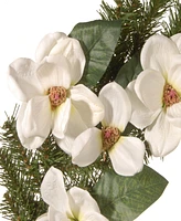 National Tree Company 24 North Valley Spruce Magnolia Wreath