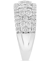 Effy Diamond Openwork Ring (1-1/4 ct. t.w.) in 14k White Gold