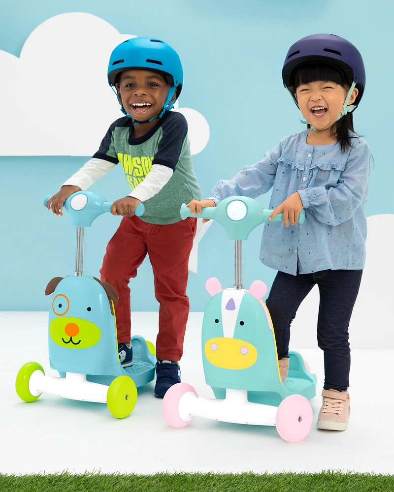 Skip Hop Zoo 3-in-1 Ride-On Unicorn Toy Scooter